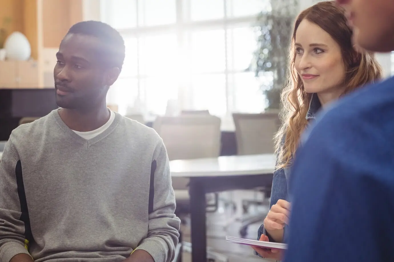 Руководители высшего звена на совещании